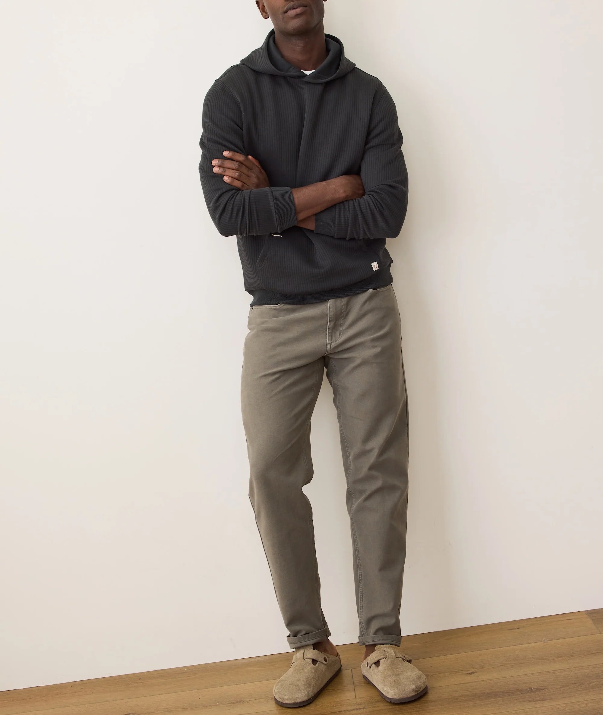 M'S CORBET QUILTED HOODIE