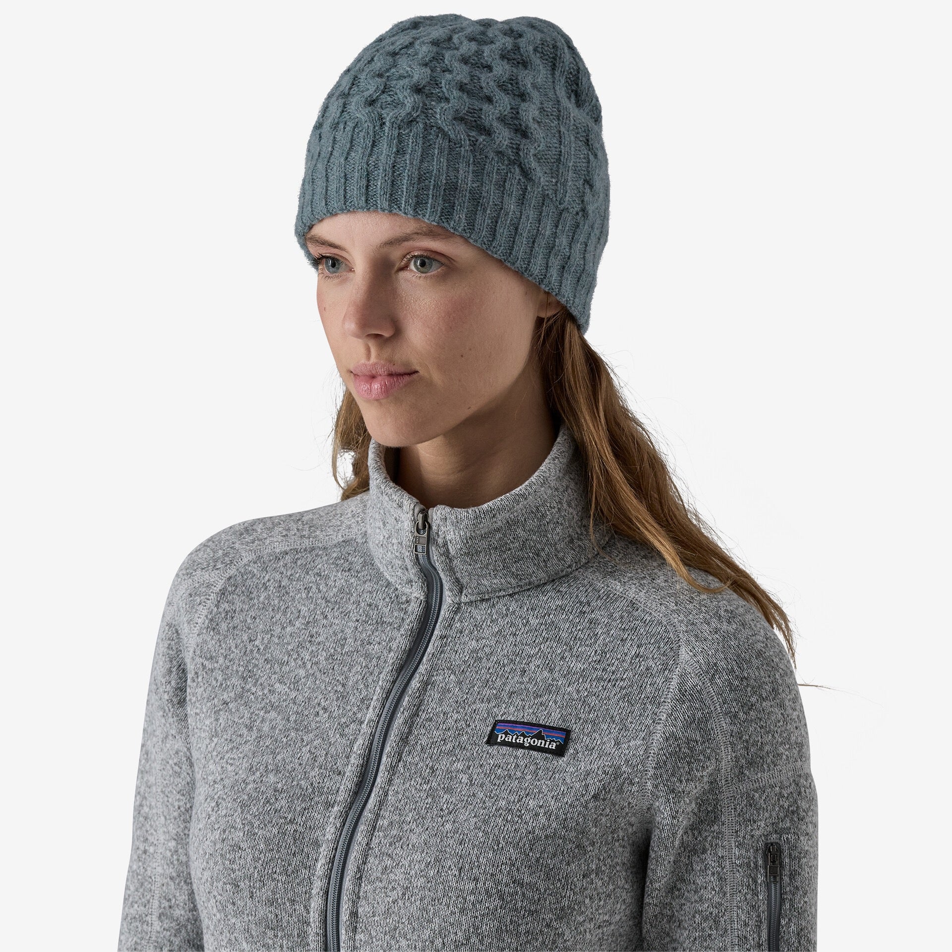 NEW PATAGONIA coastal cable beanie in beeswax tan Everyday Beanie – Sports Basement main image 2