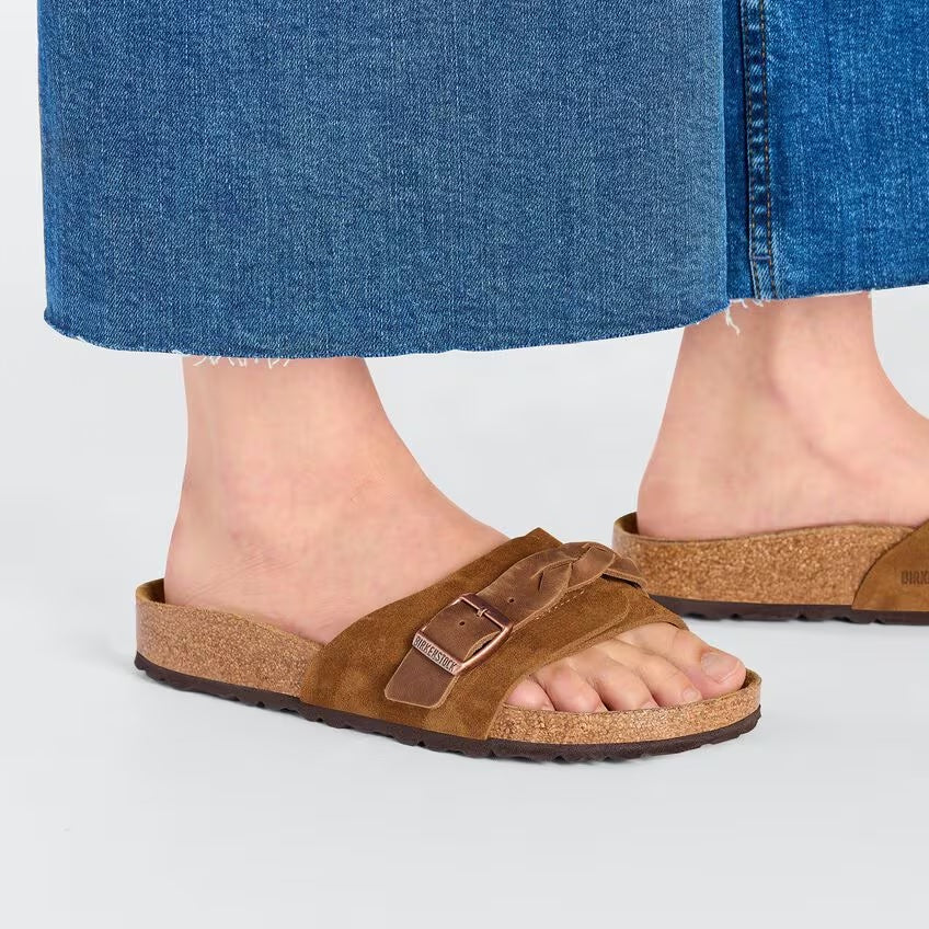 W'S OITA BRAIDED SUEDE LEATHER