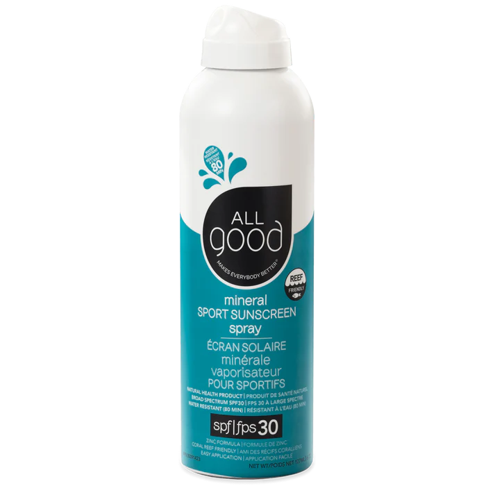 SPF 30 SPORT MINERAL SUNSCREEN SPRAY - 6oz