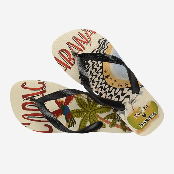 W'S FARM RIO TOP FLIP FLOPS