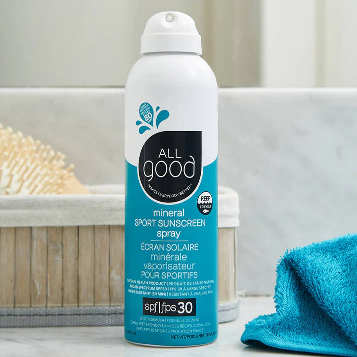 SPF 30 SPORT MINERAL SUNSCREEN SPRAY - 6oz