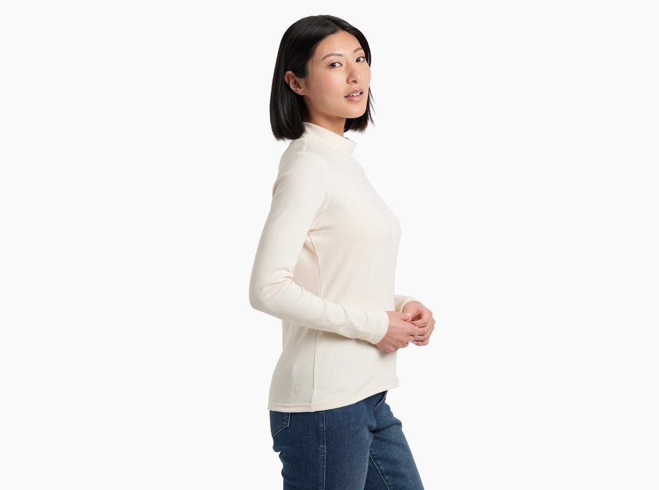 W'S VERONA RIB L/S SHIRT