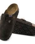 M'S BOSTON SUEDE LEATHER SOFT FOOTBED