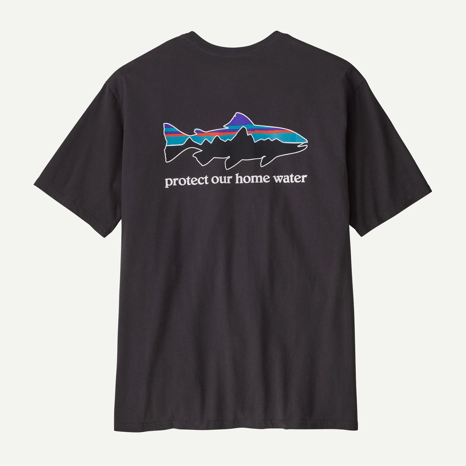 M'S HOME WATER TROUT ORGANIC T-SHIRT