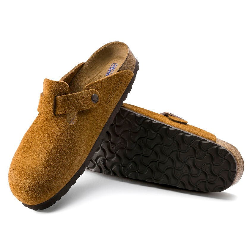 W'S BOSTON SUEDE LEATHER SOFT FOOTBED