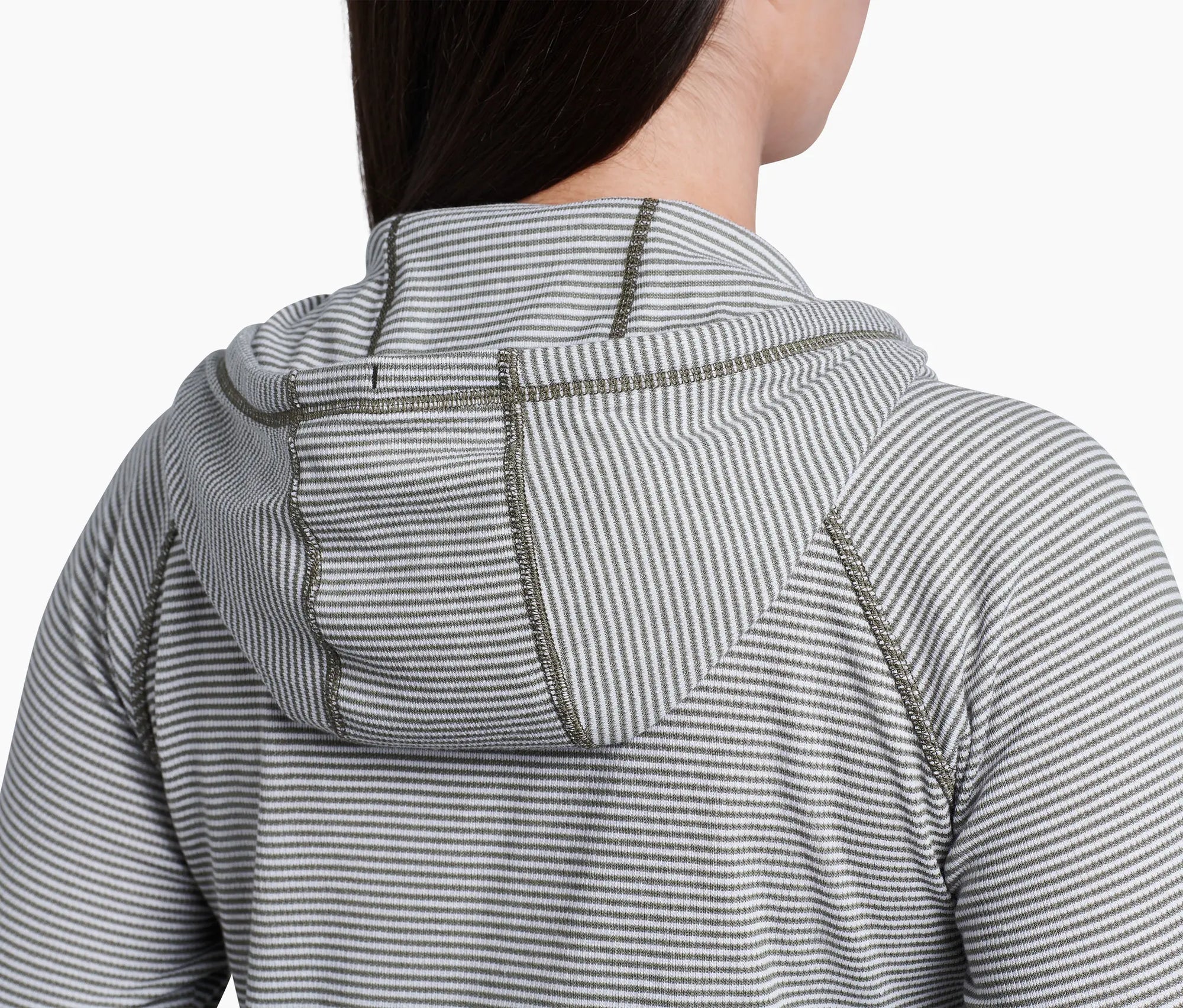 W'S STRIA PULLOVER HOODY