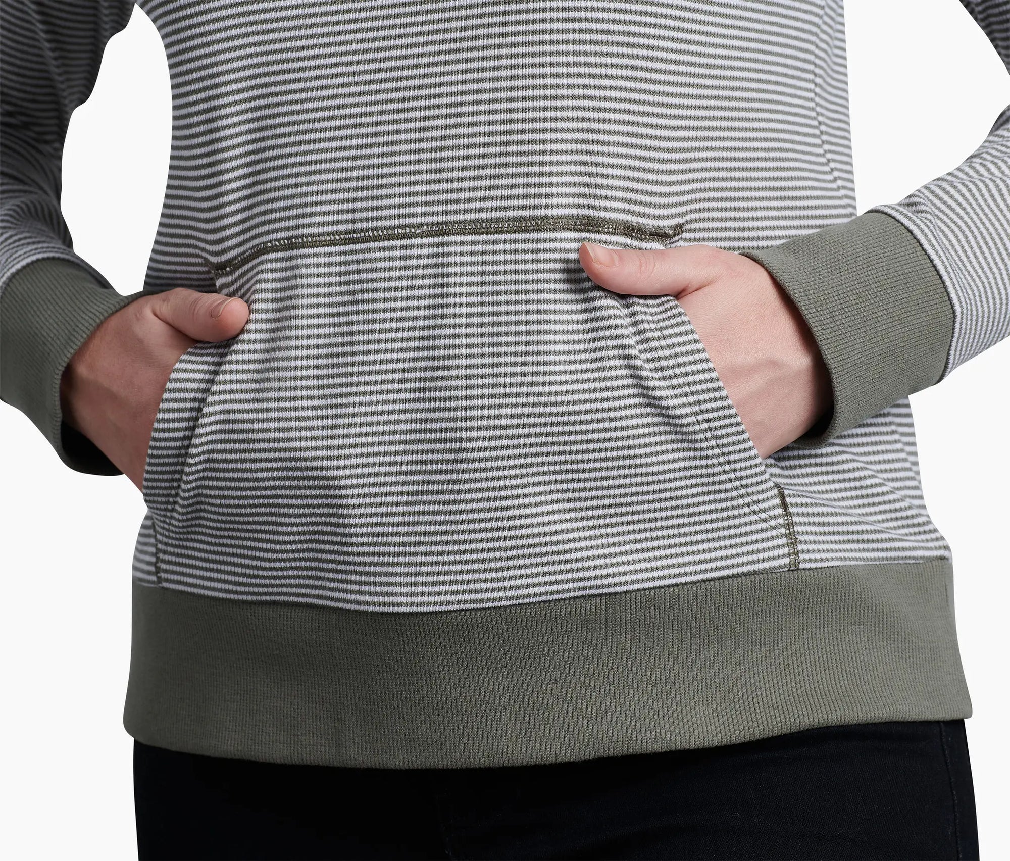 W'S STRIA PULLOVER HOODY