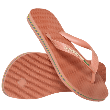 W'S BRAZIL LOGO FLIP FLOPS