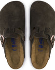 M'S BOSTON SUEDE LEATHER SOFT FOOTBED