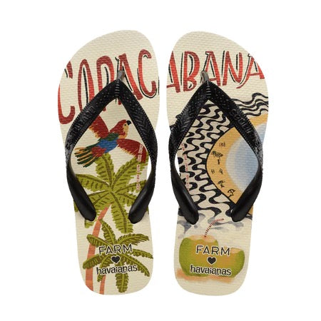 W'S FARM RIO TOP FLIP FLOPS