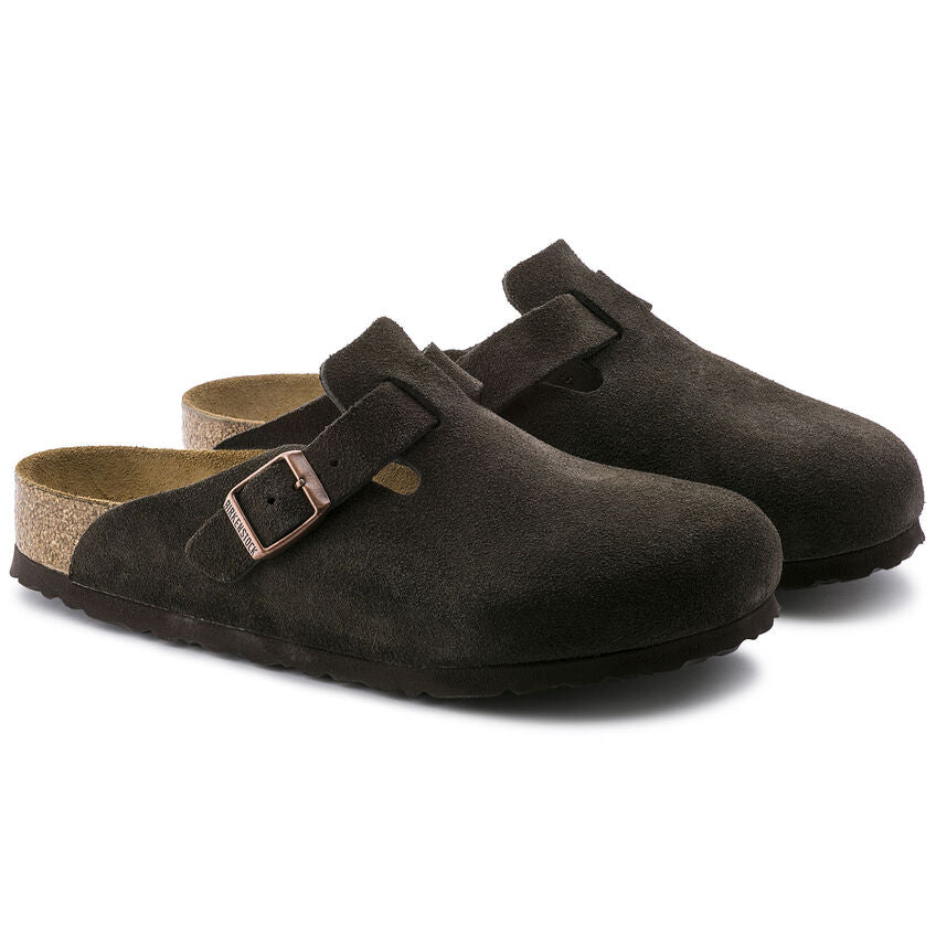 W'S BOSTON SUEDE LEATHER SOFT FOOTBED