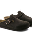 W'S BOSTON SUEDE LEATHER SOFT FOOTBED