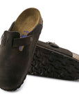 W'S BOSTON SUEDE LEATHER SOFT FOOTBED