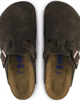 W'S BOSTON SUEDE LEATHER SOFT FOOTBED