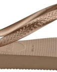 W'S SLIM CRYSTAL FLIP FLOPS