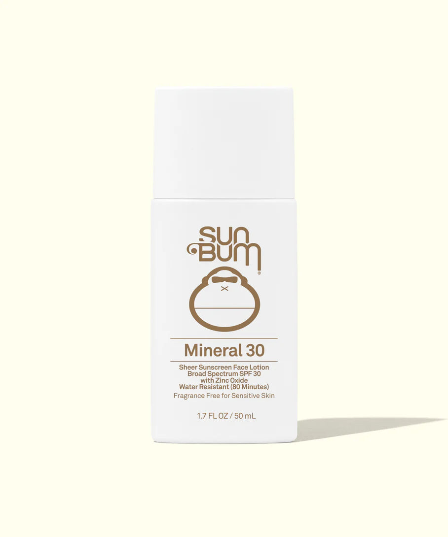 SUN BUM SPF 30 MINERAL LIQUID FACE LOTION 1.7oz