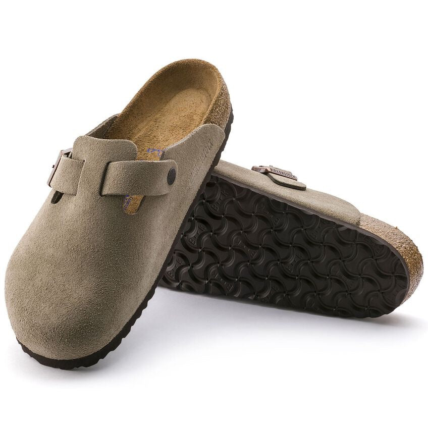 W'S BOSTON SUEDE LEATHER SOFT FOOTBED