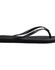 W'S SLIM CRYSTAL FLIP FLOPS