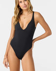 SALTWATER SOLIDS EDGEWATER ONE-PIECE