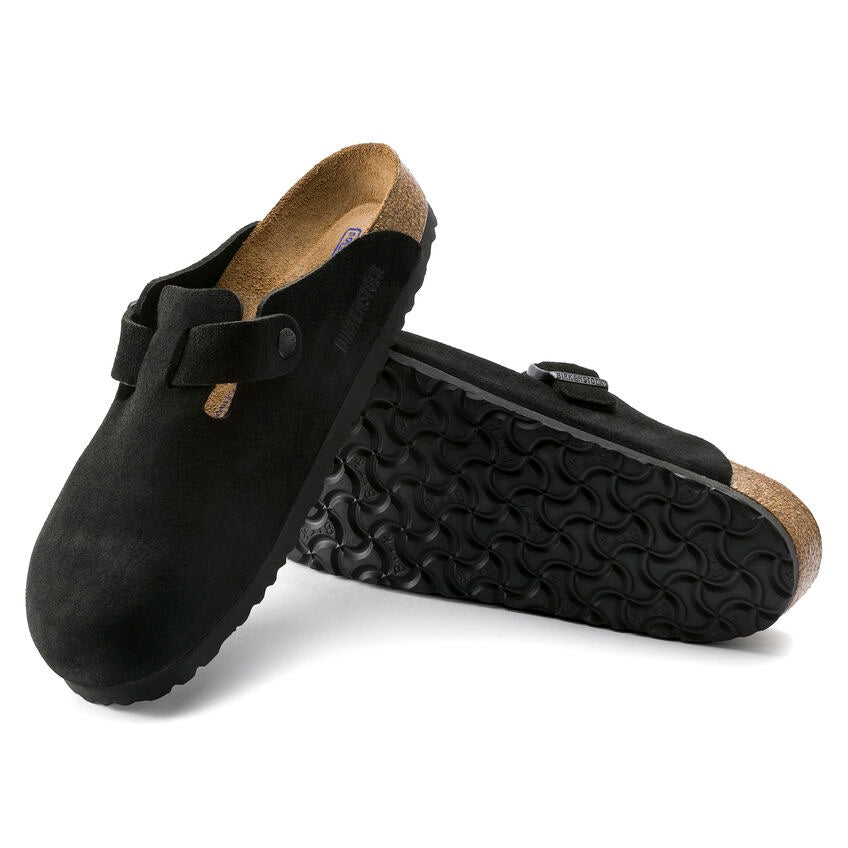 W'S BOSTON SUEDE LEATHER SOFT FOOTBED