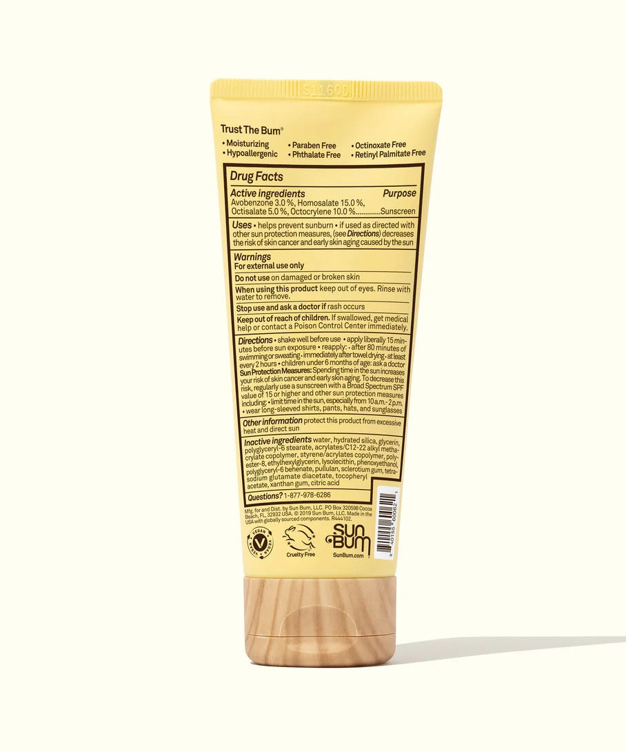 SUN BUM ORIGINAL SUNSCREEN FACE LOTION 3oz