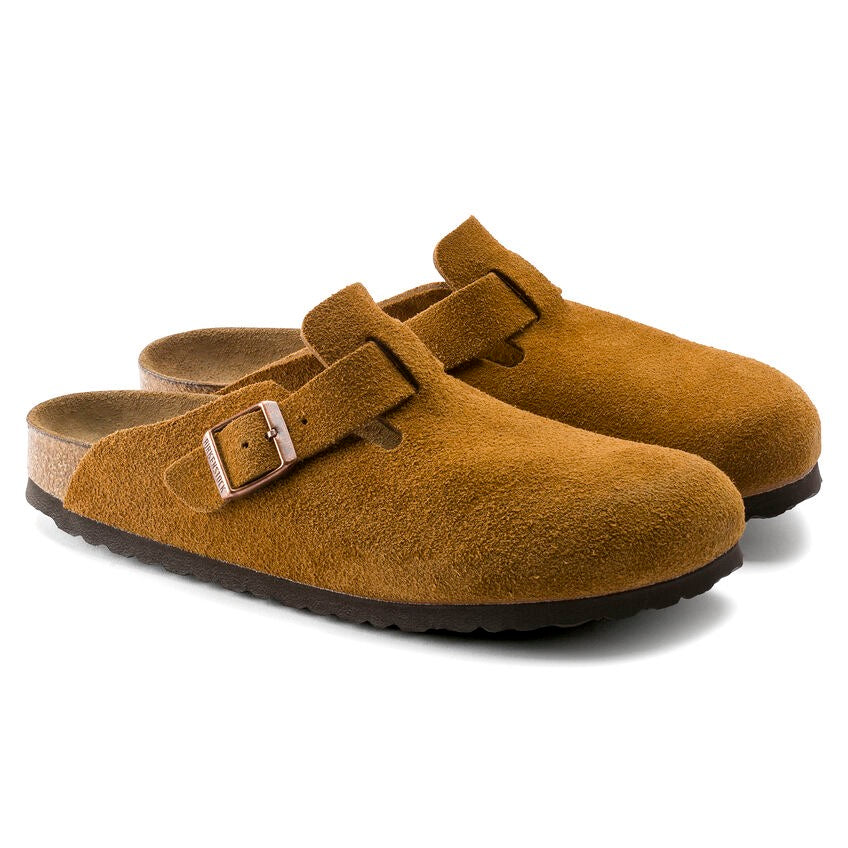 W'S BOSTON SUEDE LEATHER SOFT FOOTBED