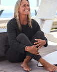 CRESCENT KNIT BOATNECK TOP
