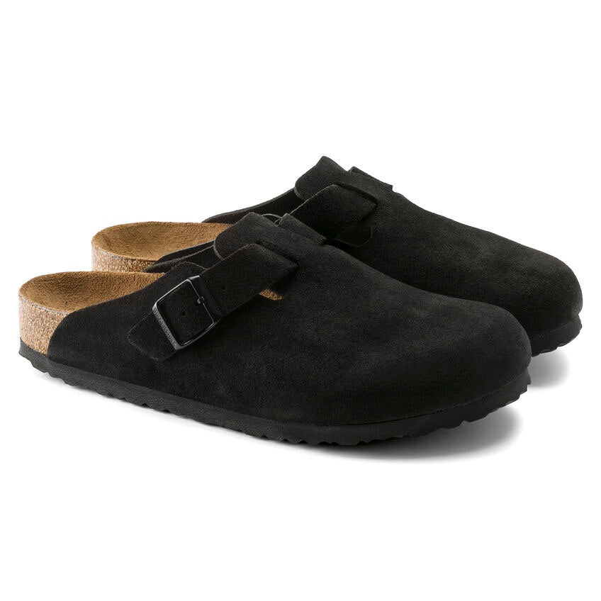 W'S BOSTON SUEDE LEATHER SOFT FOOTBED