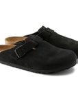 W'S BOSTON SUEDE LEATHER SOFT FOOTBED
