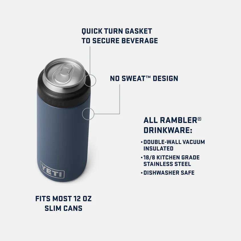 RAMBLER 12OZ COLSTER SLIM CAN COOLER