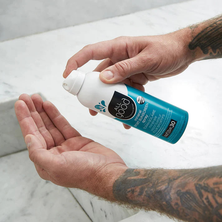 SPF 30 SPORT MINERAL SUNSCREEN SPRAY - 6oz