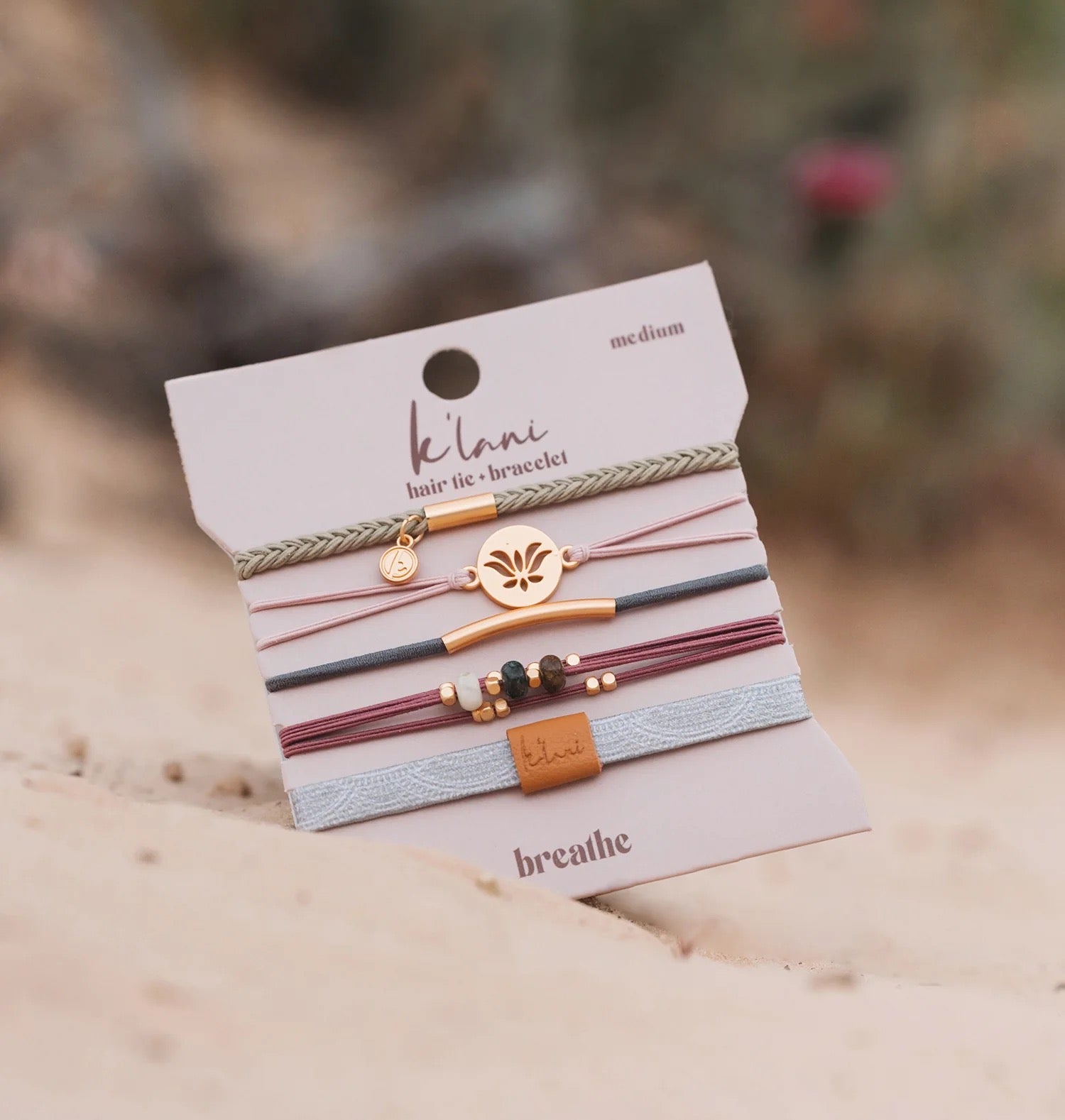 BREATHE - HAIR TIE BRACELET