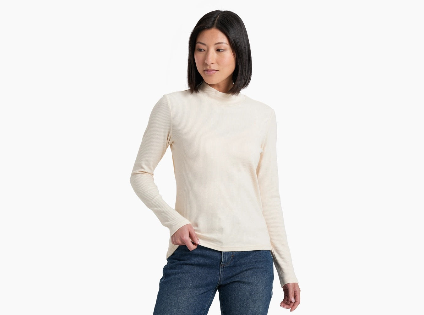 W'S VERONA RIB L/S SHIRT