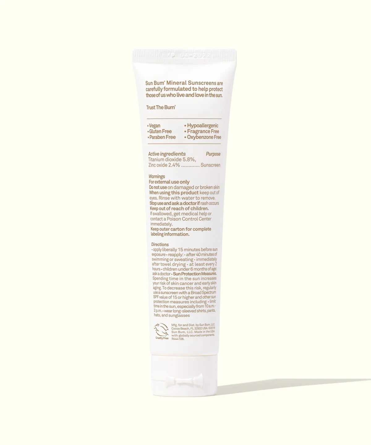 SUN BUM MINERAL SPF 30 TINTED SUNSCREEN FACE LOTION