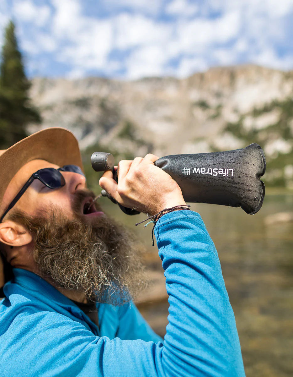 LIFESTRAW PEAK SERIES SQUEEZE BOTTLE - 1L