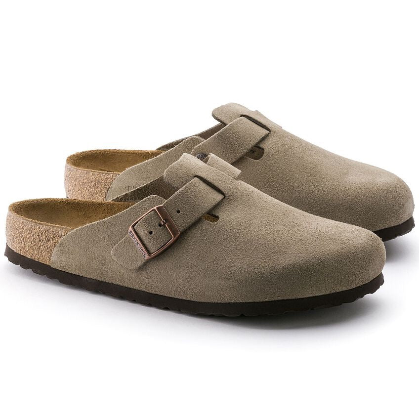 W'S BOSTON SUEDE LEATHER SOFT FOOTBED