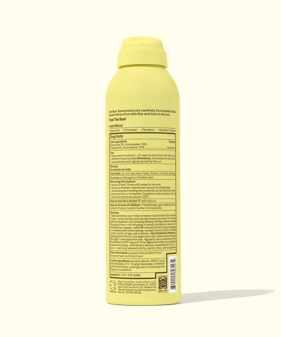 SUN BUM KIDS SPF 50 CLEAR SUNSCREEN SPRAY 6oz