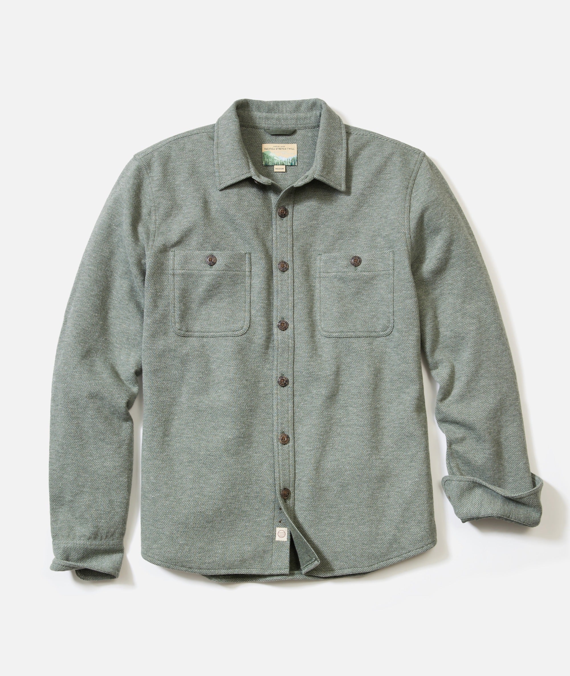 PACIFICA STRETCH TWILL OVERSHIRT