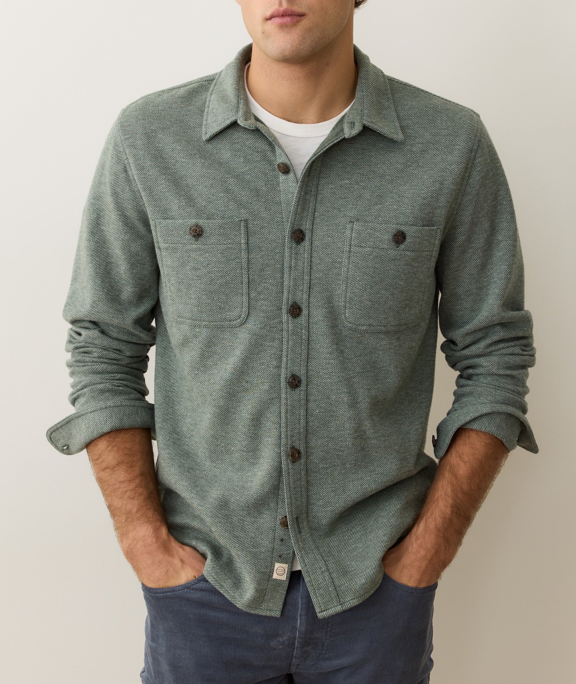 PACIFICA STRETCH TWILL OVERSHIRT