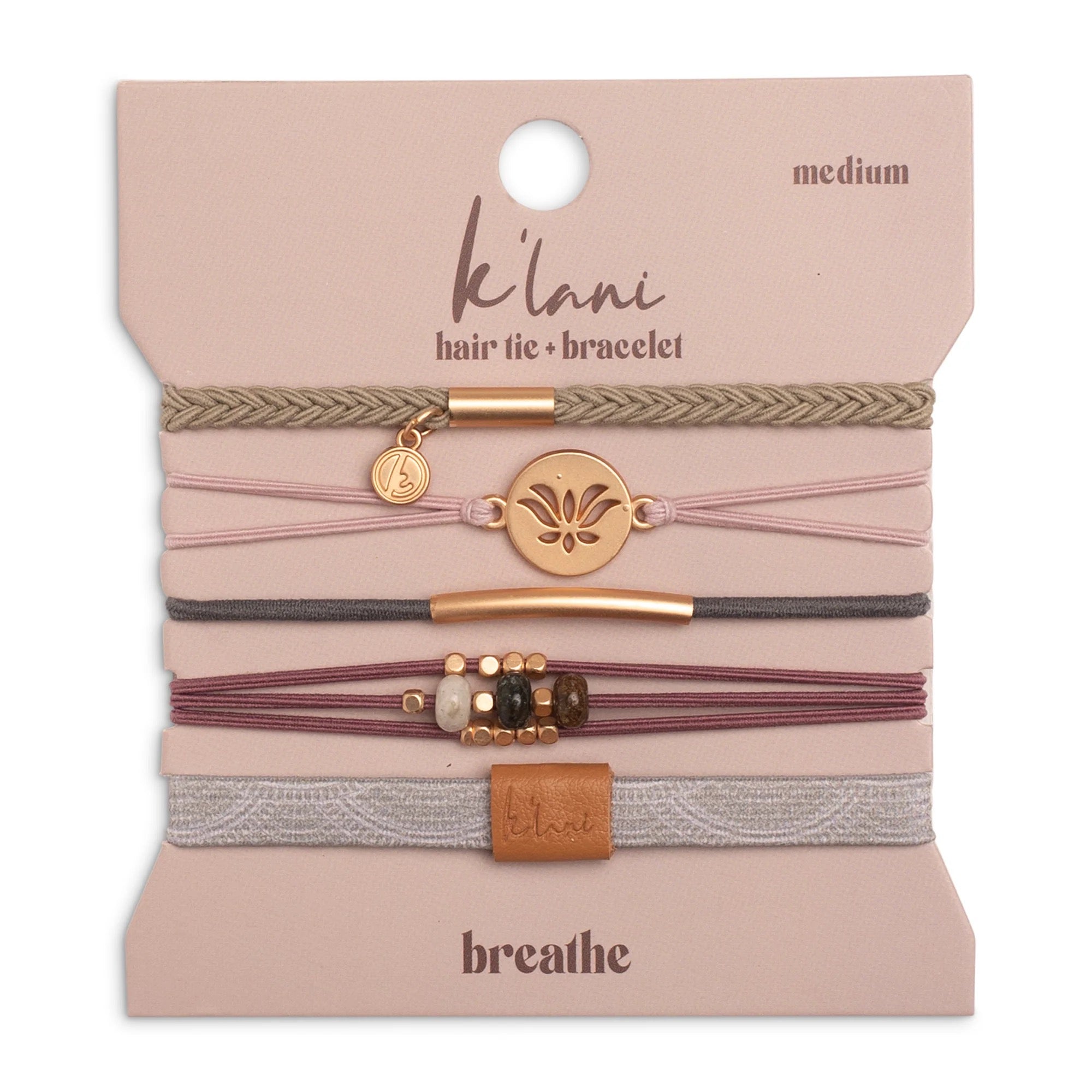 BREATHE - HAIR TIE BRACELET