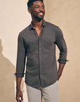 M'S SUNWASHED KNIT SHIRT (DOUBLE POCKET)