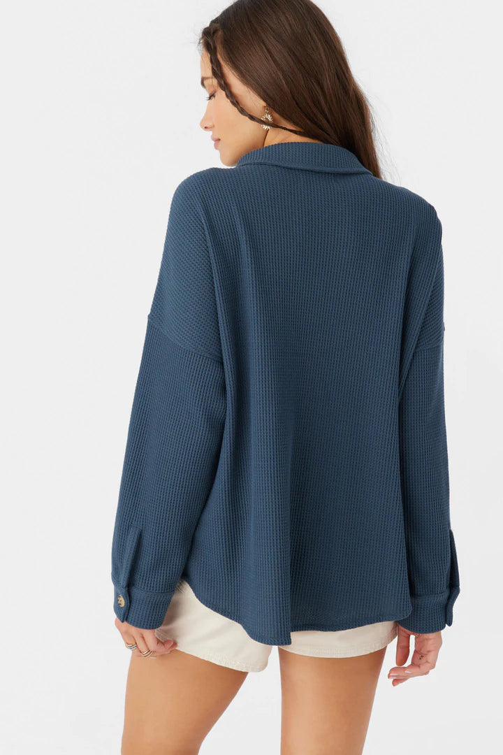 TOUR WAFFLE KNIT SHACKET
