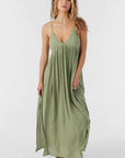 SALTWATER SOLIDS MEL MAXI SWIM COVER-UP