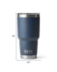 RAMBLER 30OZ TUMBLER W/MAG LID