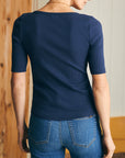 FREESTYLE RIB KNIT TEE