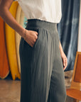 DREAM COTTON GAUZE WIDE LEG PANT