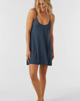 EVERETTE RIB KNIT COVER-UP DRESS