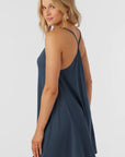 EVERETTE RIB KNIT COVER-UP DRESS