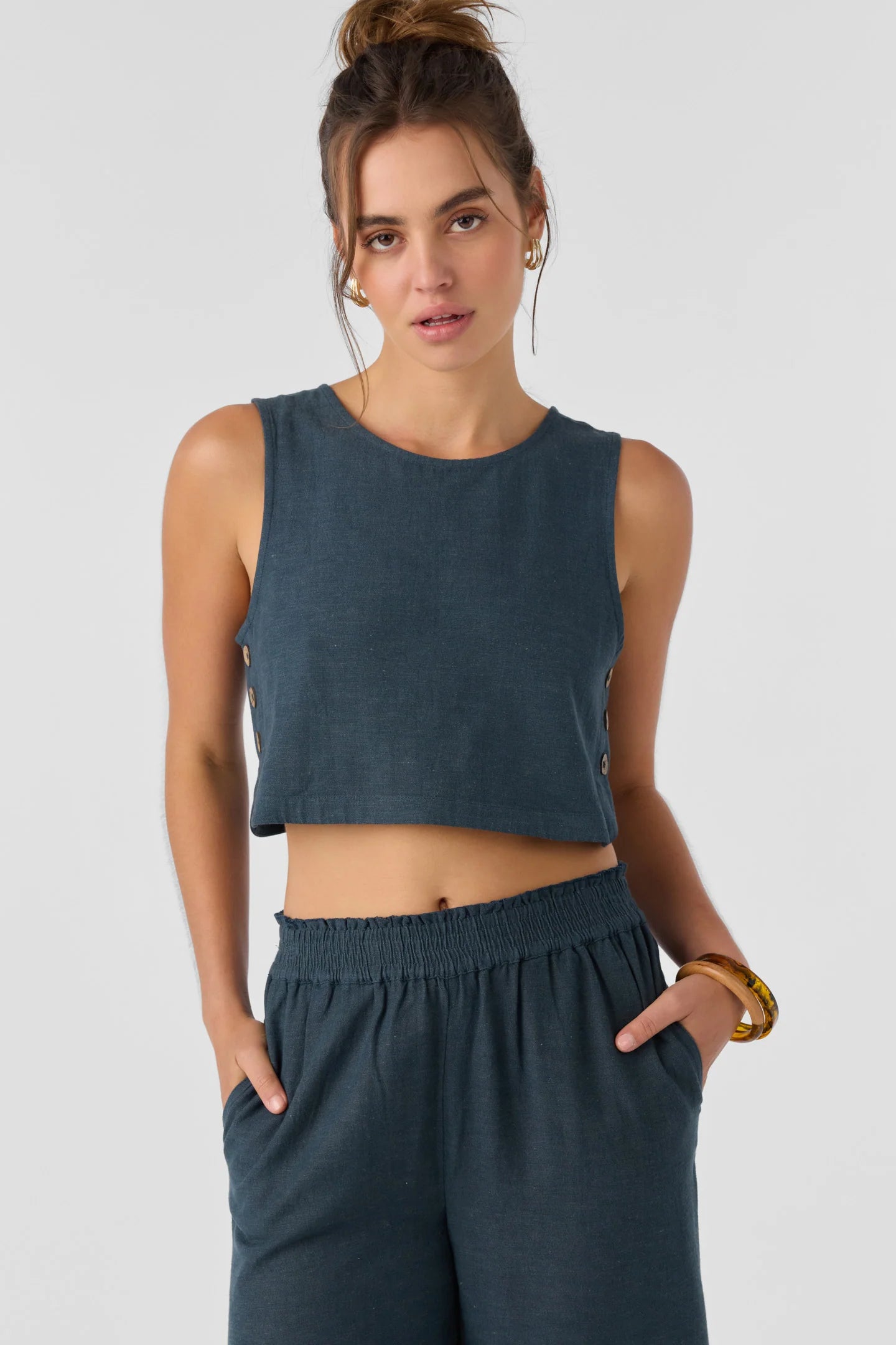 SANDERS LINEN TOP